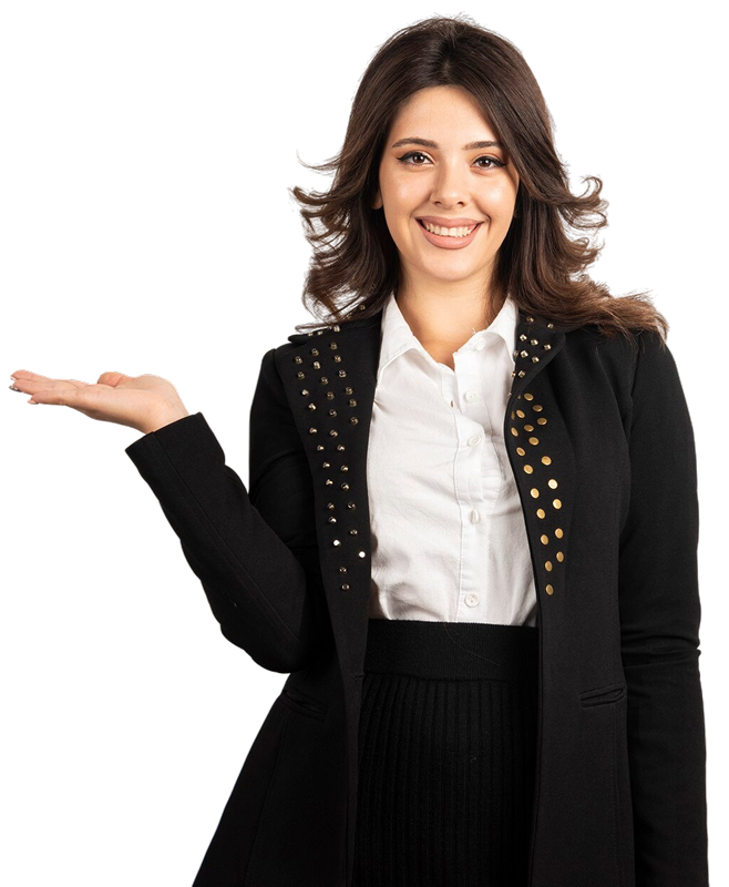 Business owner presenting loan options